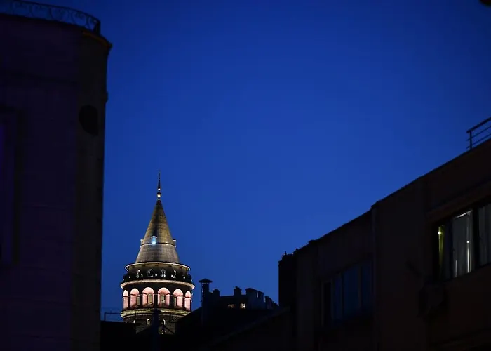 Cute Balcony Retro Design Ac Galata Apartmán *