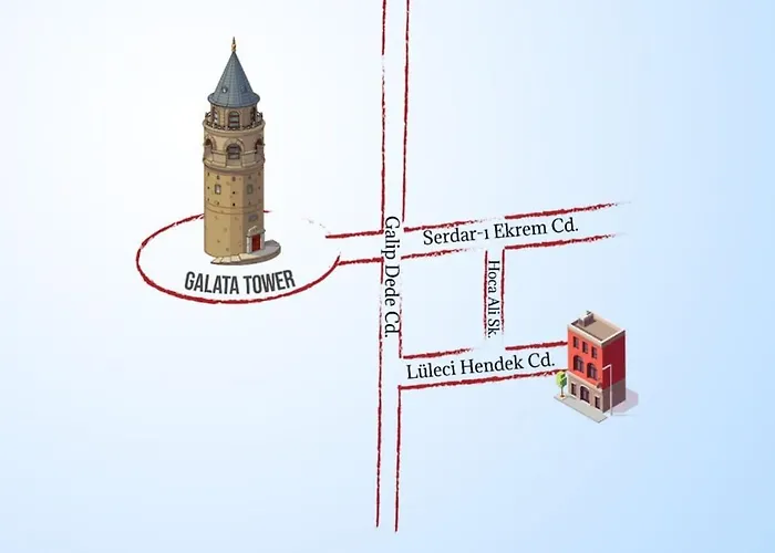 Apartmán Cute Balcony Retro Design Ac Galata Istanbulská provincie