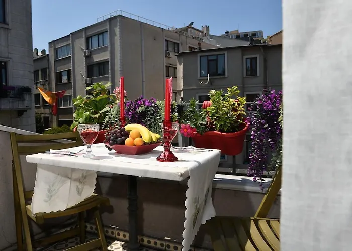 Apartmán Cute Balcony Retro Design Ac Galata *